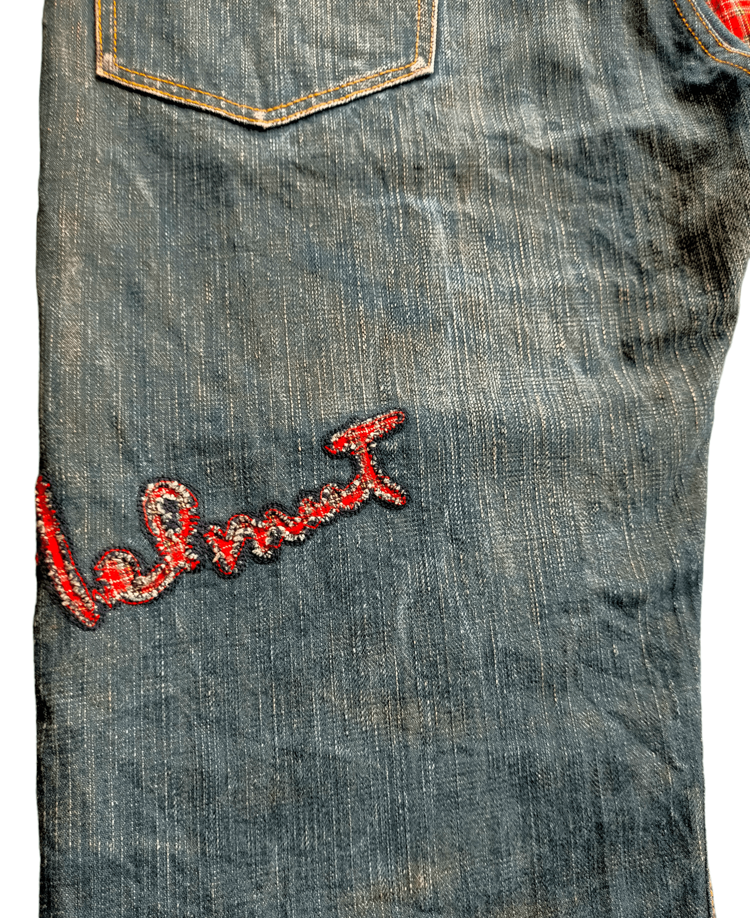 Japanese Brand Karl Helmut Hagi Patchwork Jeans Size US 34 / EU 50 - 15 Thumbnail