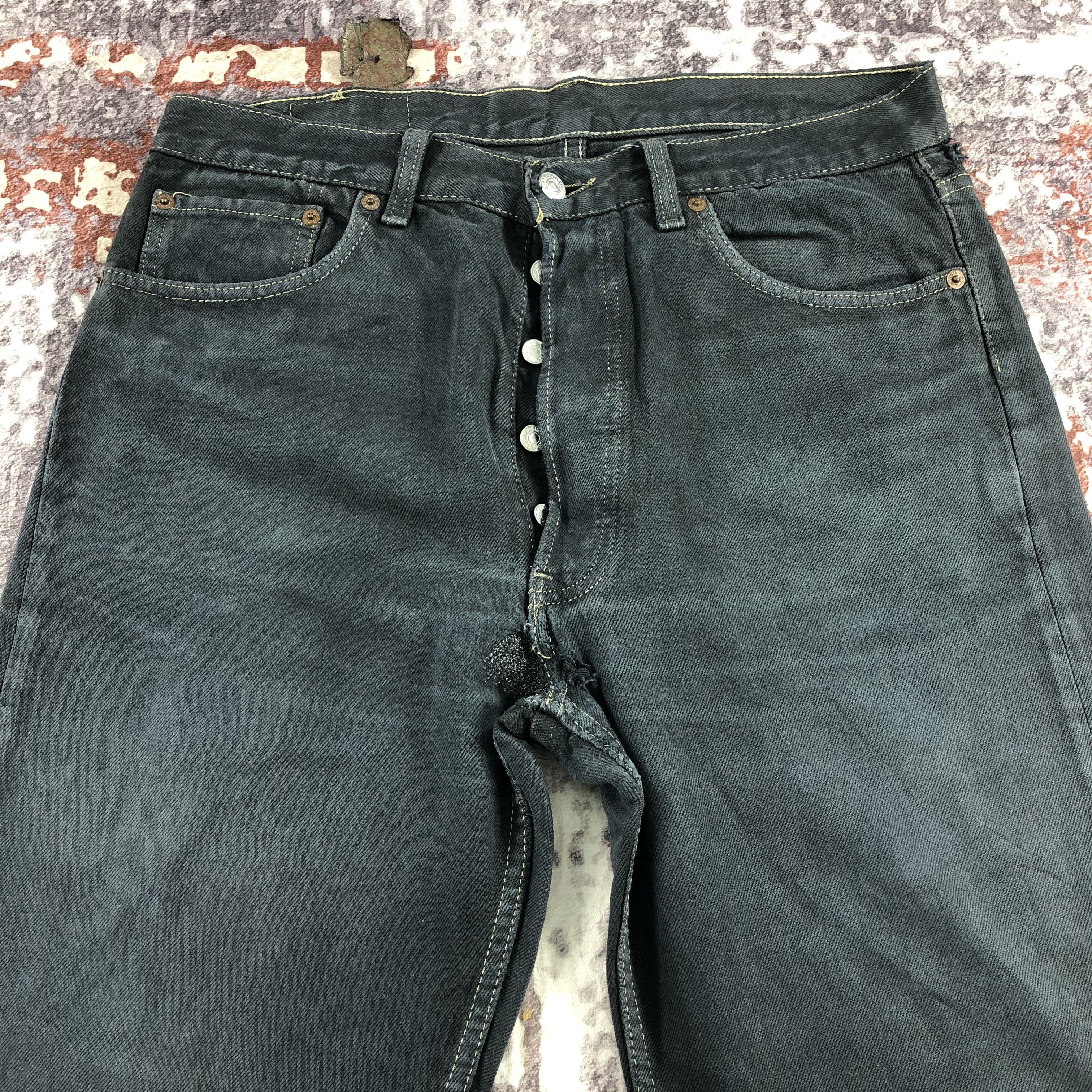 Levi's × Vintage 90s Vintage Levis 501 Jeans-JM2194 Size US 34 / EU 50 - 3 Thumbnail