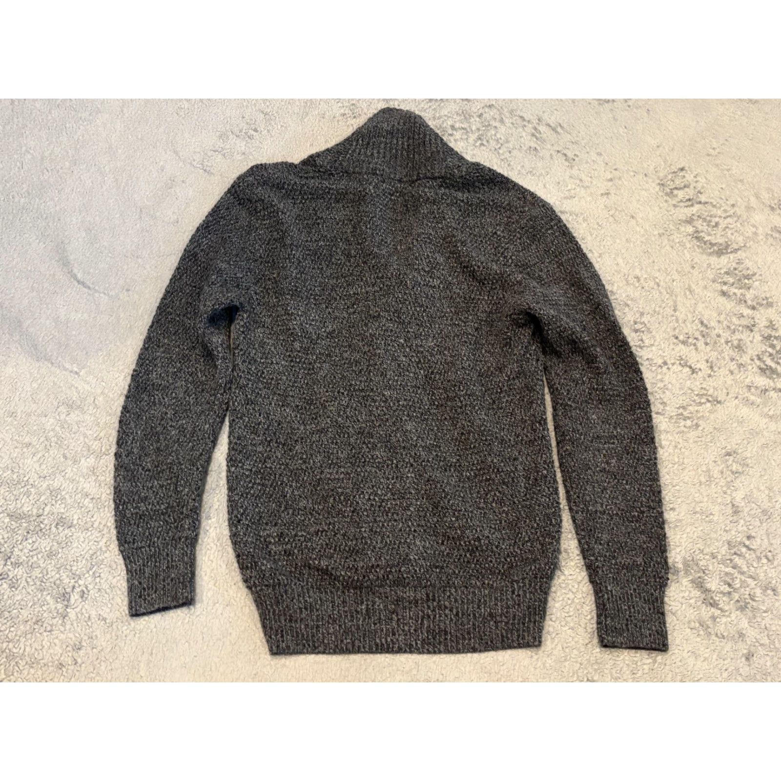 Zara Zara Man Sweater Cardigan Mens M Gray Shawl Collar Button Front Wool Blend Knit Wool Acrylic | Pockets | Regular Size Type | Brand: Zara Size US M / EU 48-50 / 2 - 5 Thumbnail