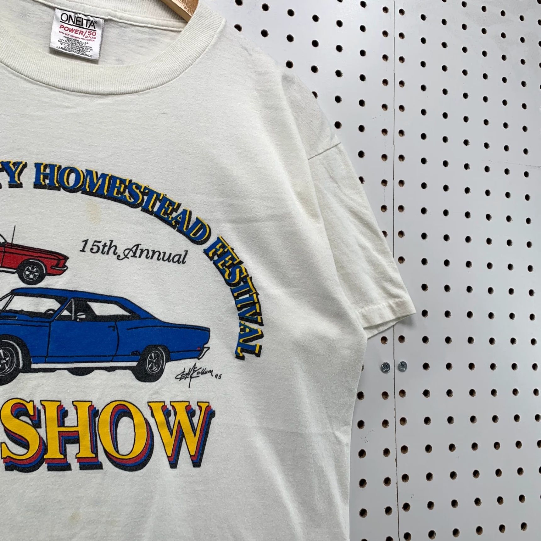 Vintage VINTAGE Classic Car Show Shirt Mens L White Buffalo County Homestead Festival Shirt Size US L / EU 52-54 / 3 - 6 Thumbnail