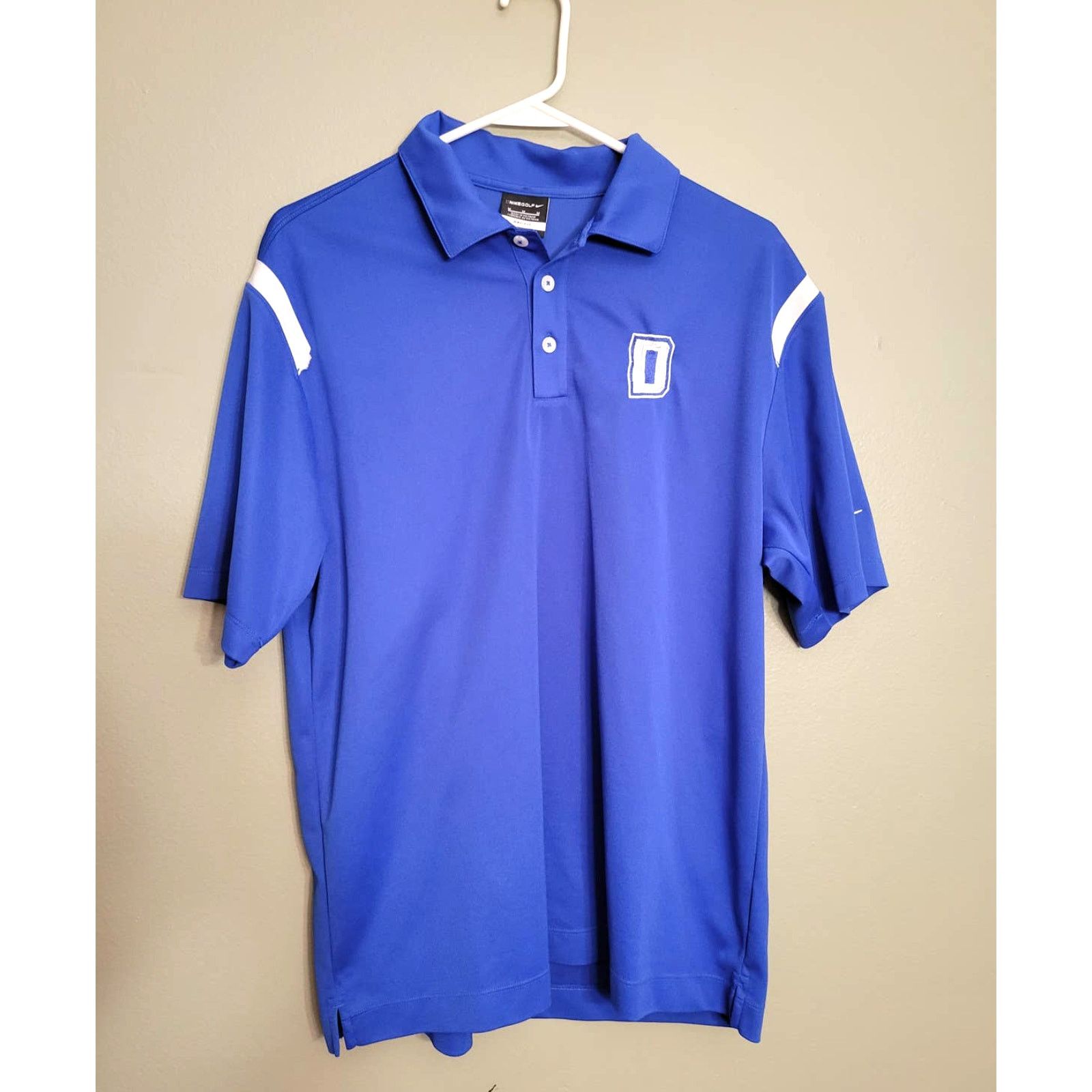 Nike Men's Nike Golf Dri Fit Blue Polo Collared Shirt Size M Size US M / EU 48-50 / 2 - 1 Thumbnail