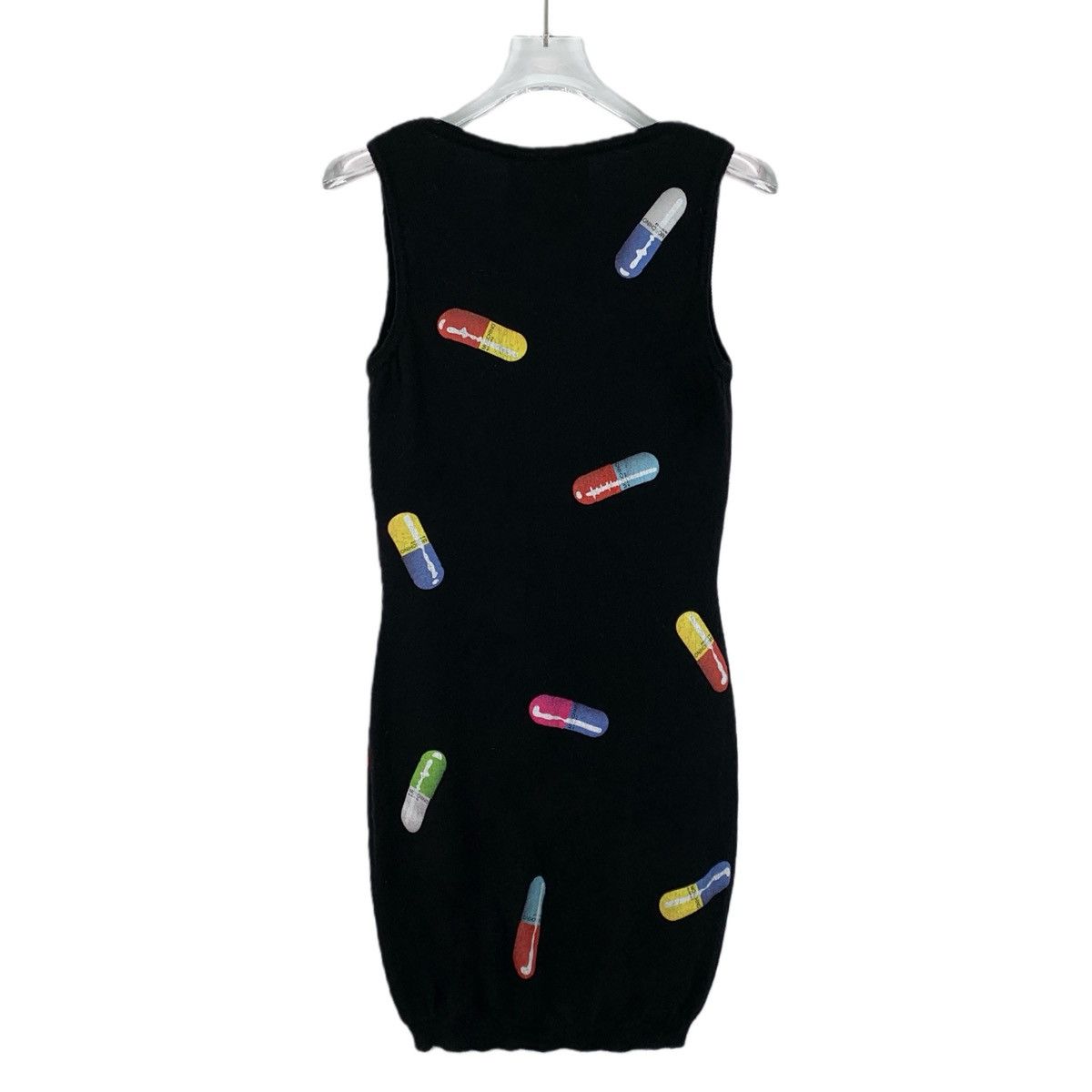 Moschino Moschino Capsule Print V-neck Sleeveless Knit Dress K26WX Size S / US 4 / IT 40 - 2 Thumbnail