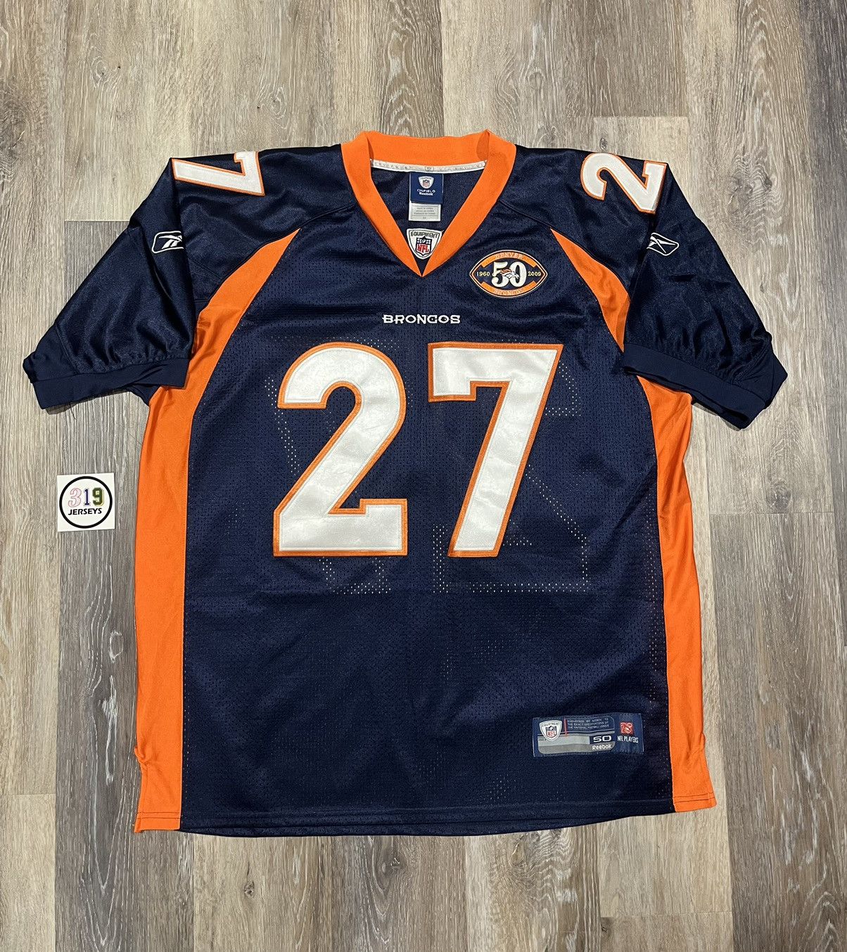 Vintage Reebok NFL Denver Broncos Champ Bailey #24 Jersey - Men's XL