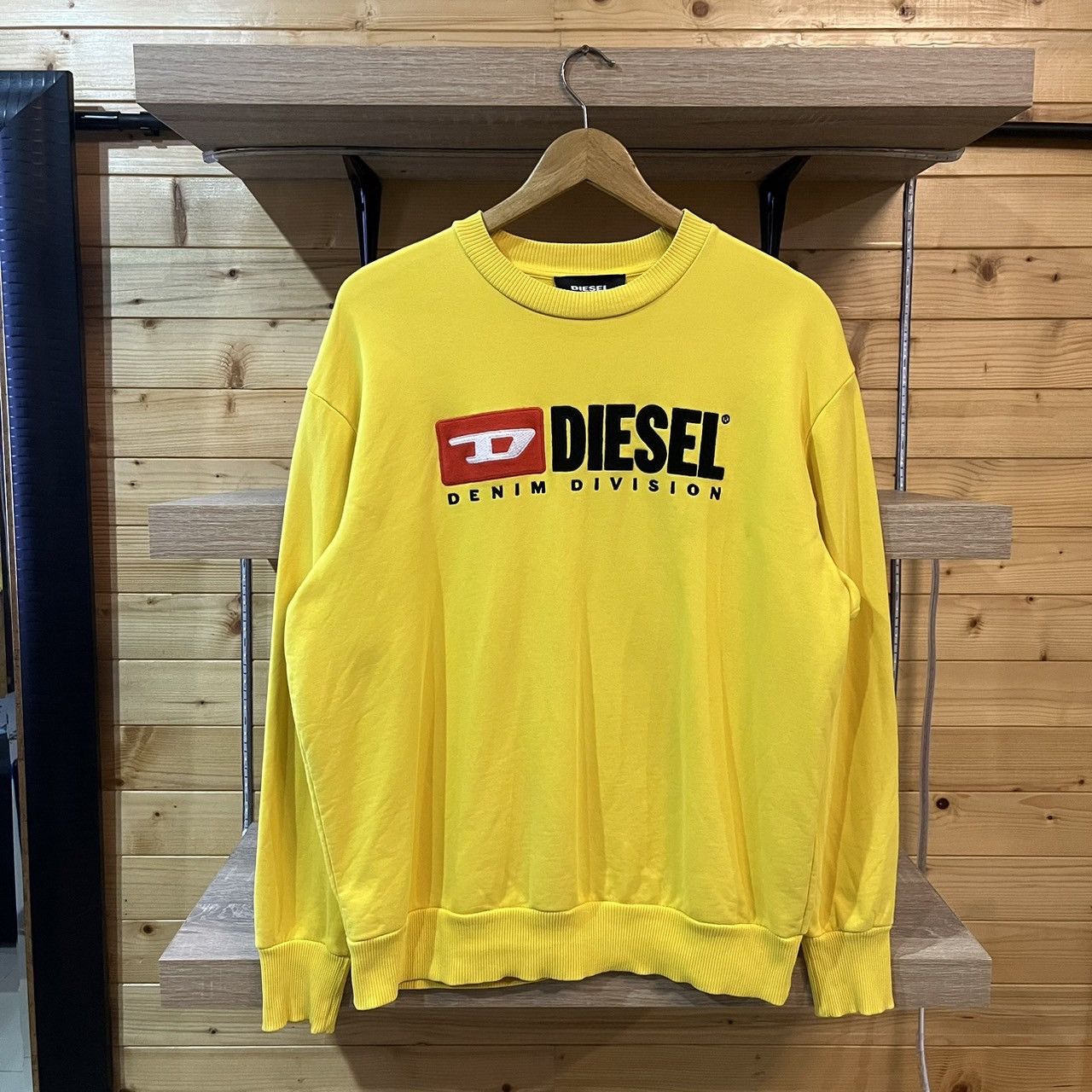 Diesel DIESEL Denim Division Sweatshirt In Yellow Size US S / EU 44-46 / 1 - 5 Thumbnail