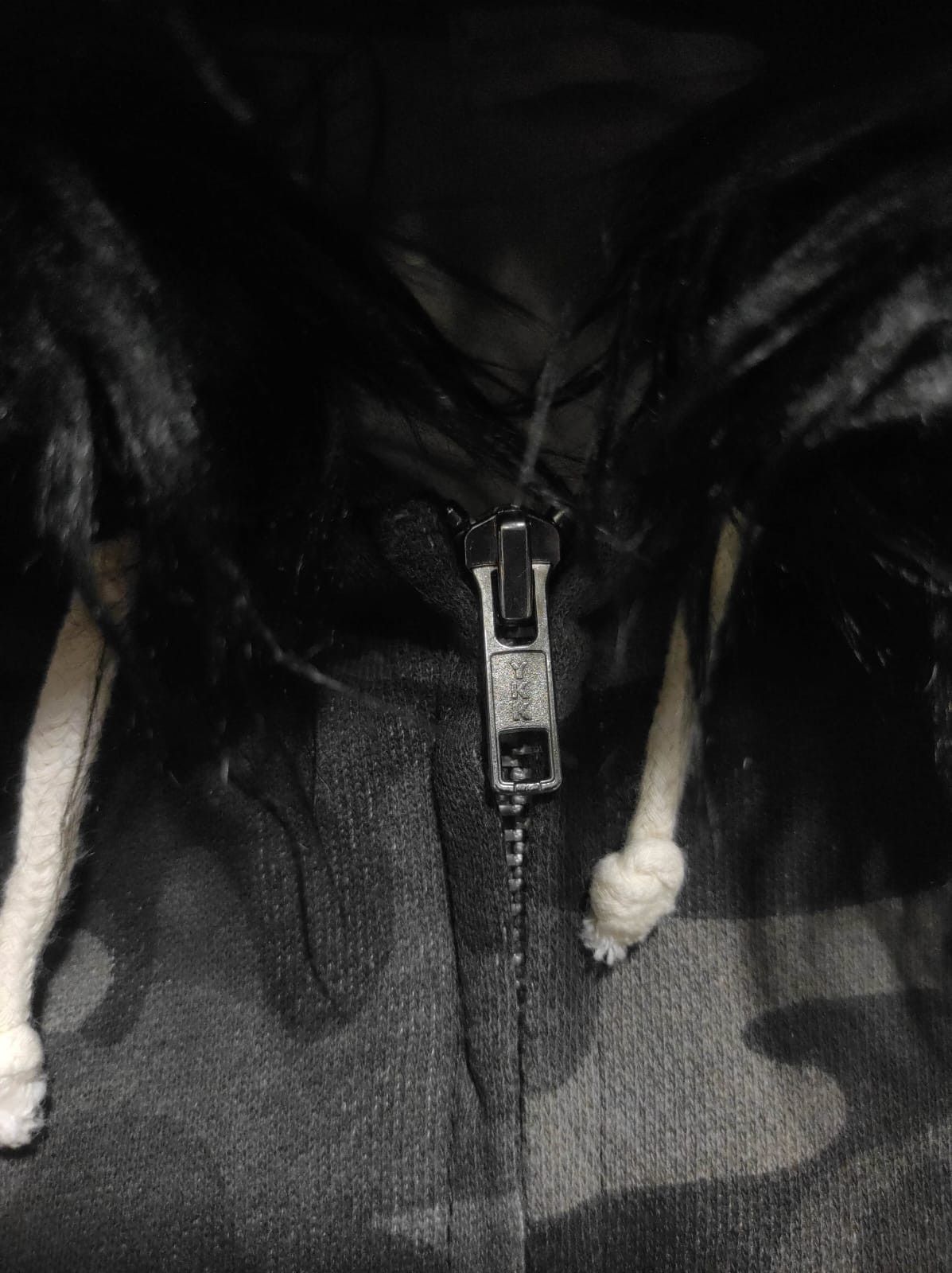 Japanese Brand Back Number Camo zip fur hoodie ifsix LGB style Size US XL / EU 56 / 4 - 6 Thumbnail