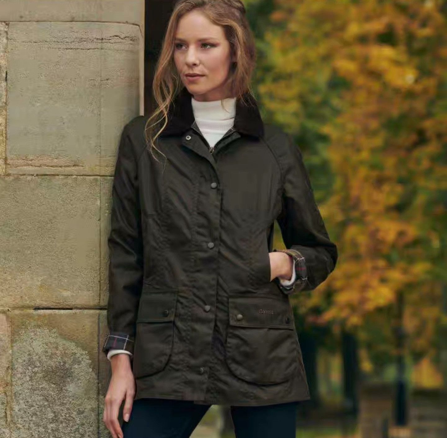 Barbour Barbour Beadnell Waxed Jacket Size S / US 4 / IT 40 - 1 Thumbnail