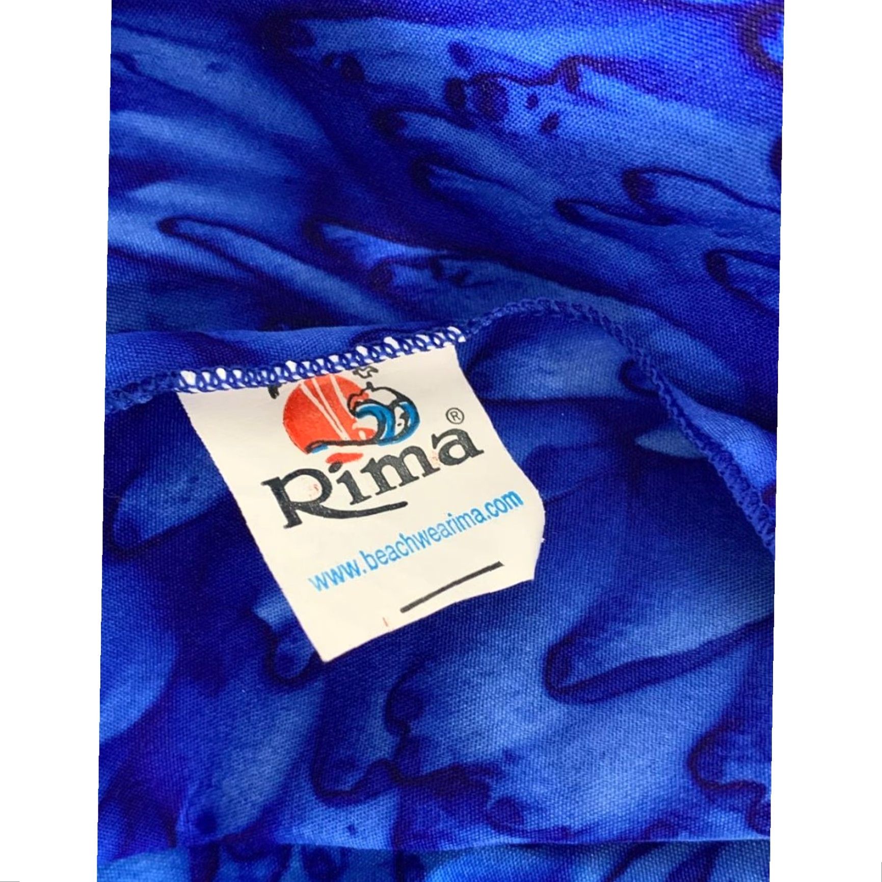 Erima Rima Sarong Beach Wear Swim Cover Up One Size 42"x 72" Blue Women Cover Up Size ONE SIZE - 5 Thumbnail