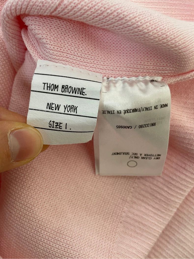 Thom Browne Thom browne Size 1 Cherry blossom pink embroidered button Size S / US 4 / IT 40 - 6 Thumbnail