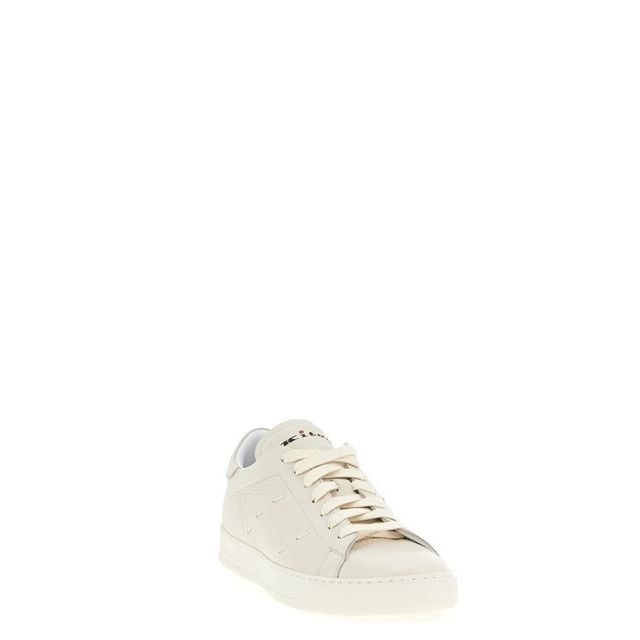 Kiton KITON White Leather Sneakers New And Authentic (Men's size:U Size US 13 / EU 46 - 2 Thumbnail