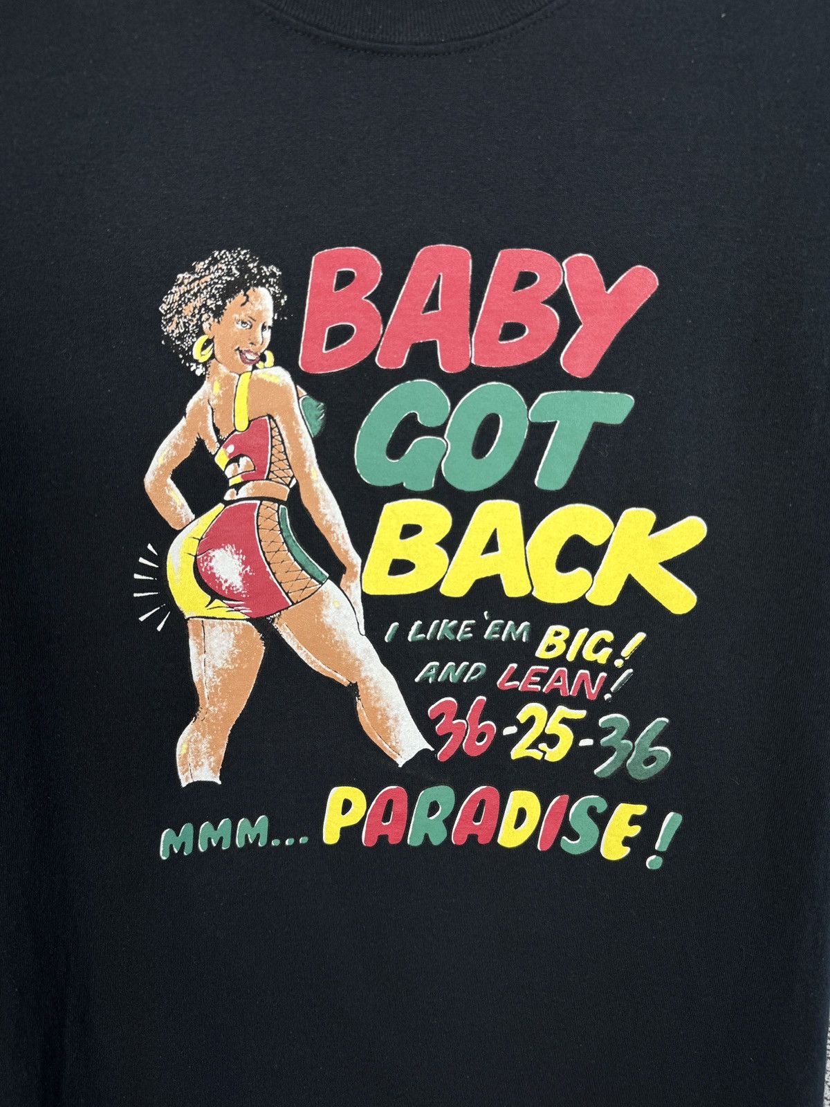 Paradise Paradise NYC Baby Got Back Graphic Tee Made in USA Rap 90s Size US L / EU 52-54 / 3 - 6 Thumbnail