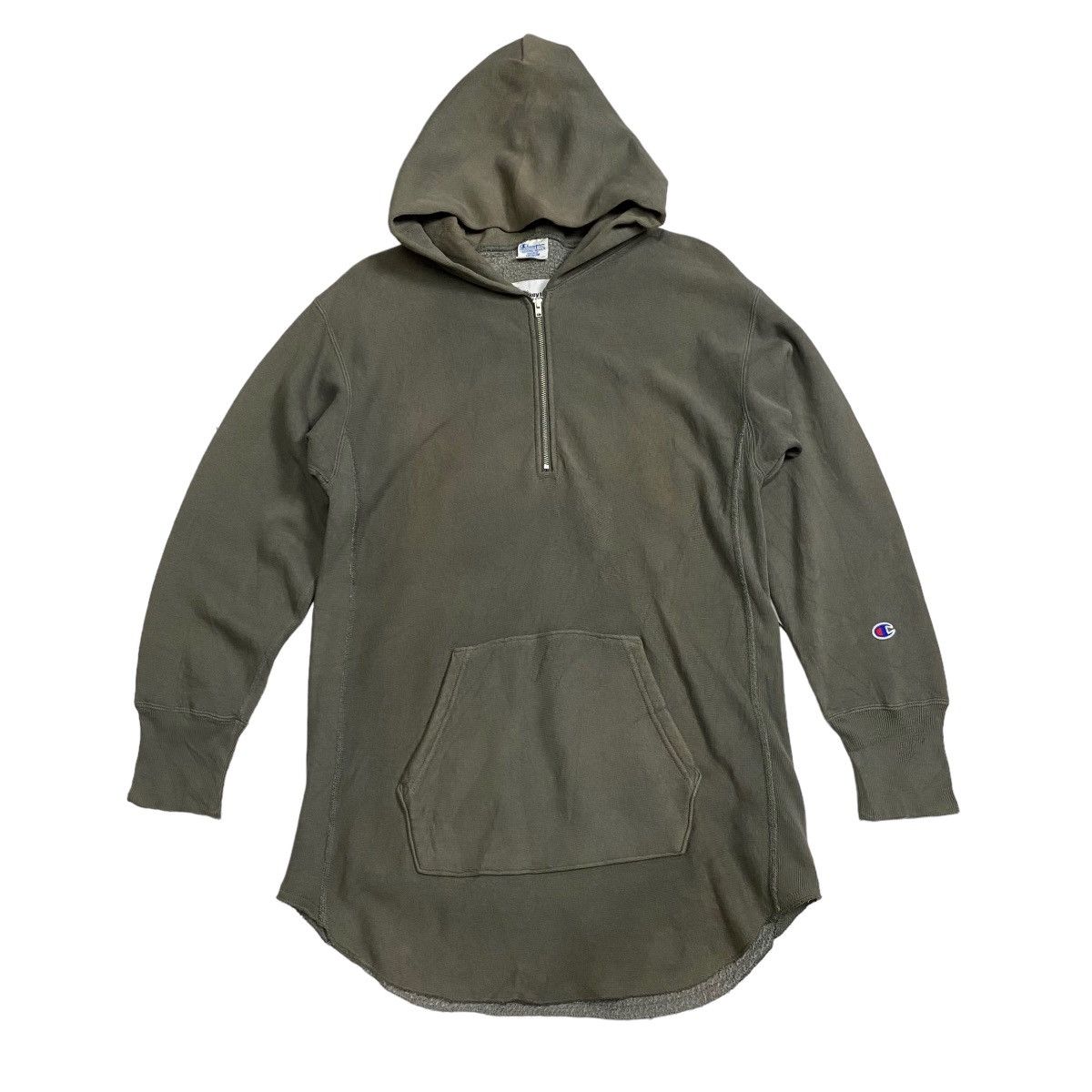 image of Champion Reverse Weave X Mongkey Time Sweaterdress Hoodie in Grey, Women's (Size Medium)