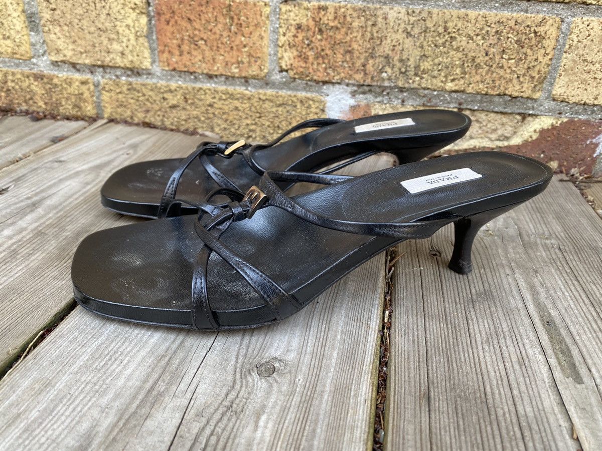 Prada Vintage Prada Sling Back Heels Calzature Donna Black Size US 6 / IT 36 - 6 Thumbnail