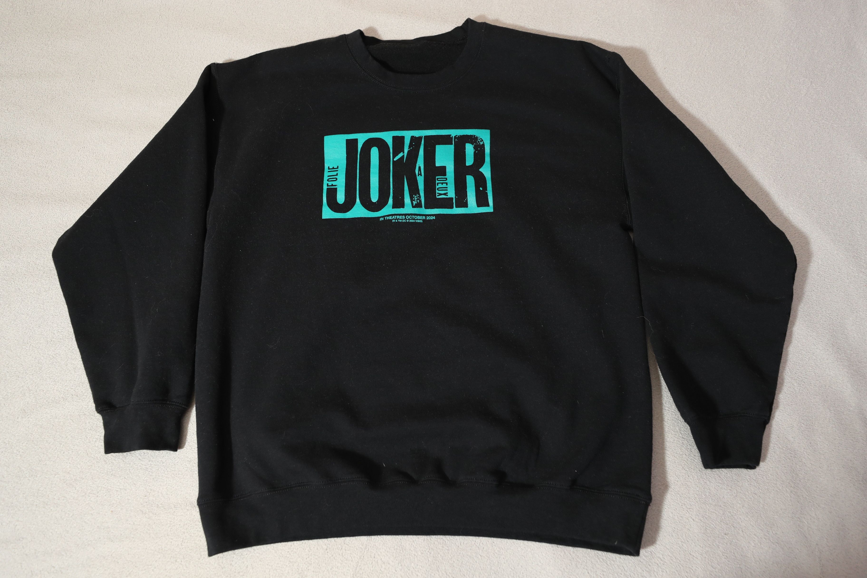 DC Comics Joker Foile A Deux 2024 Promo Sweatshirt (M) Size US M / EU 48-50 / 2 - 3 Thumbnail