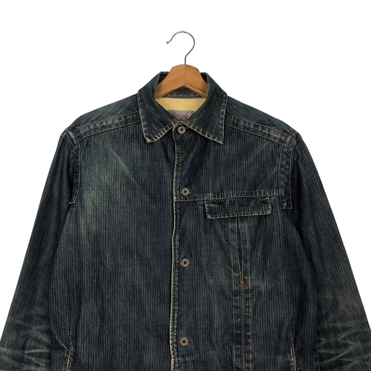 Japanese Brand 📌Vintage Chore Work Denim Jacket IXI:Z Japan Issey Miyake Size US M / EU 48-50 / 2 - 4 Thumbnail