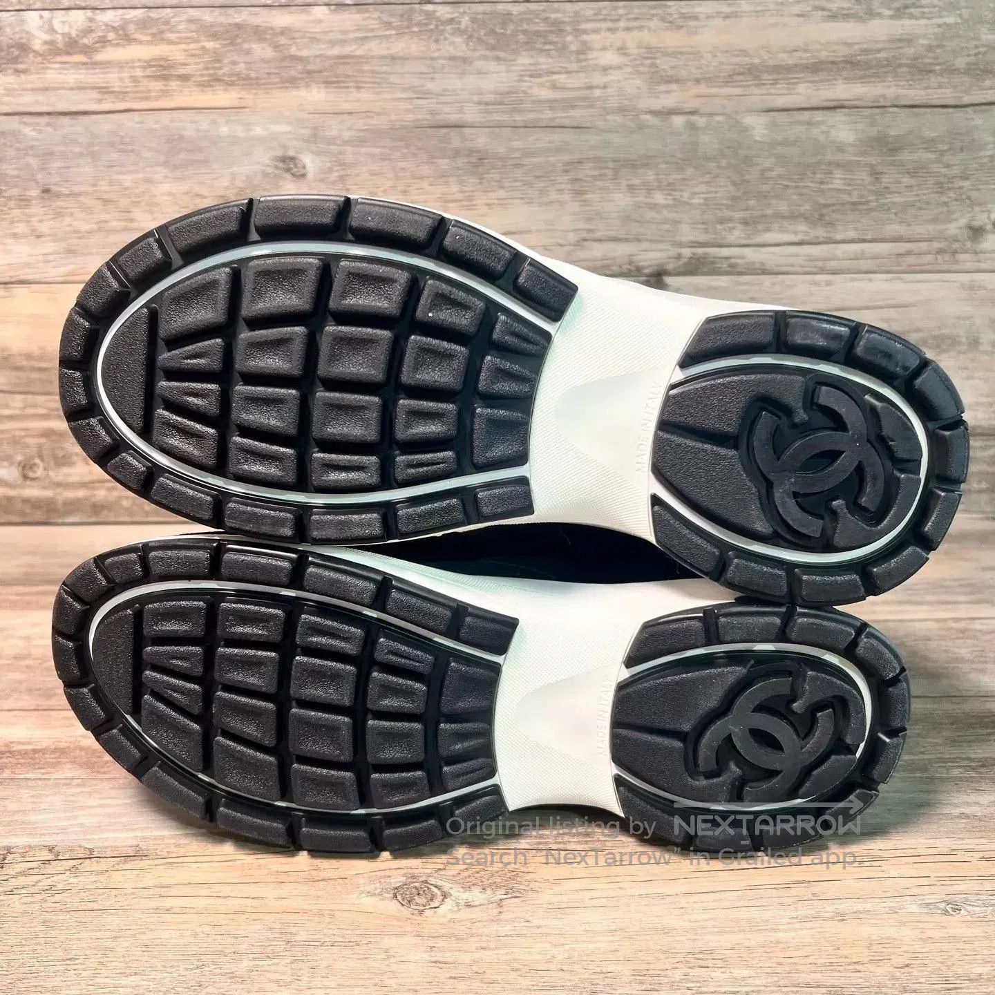 Chanel Black Low-Top Sneakers Size 9. Size US 9 / EU 42 - 6 Thumbnail