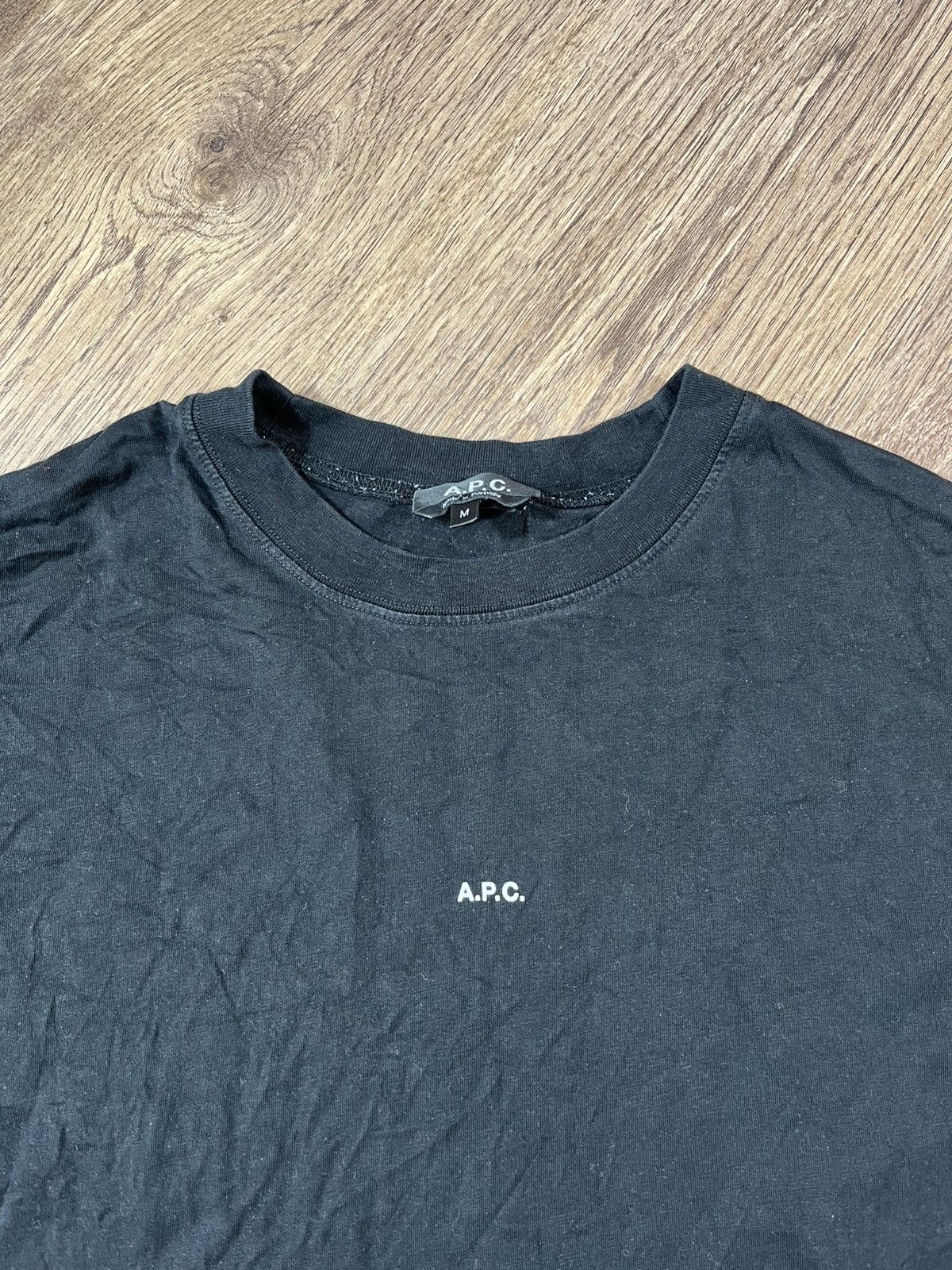 A.P.C. A.P.C. Center Logo T Shirt Size US M / EU 48-50 / 2 - 2 Thumbnail