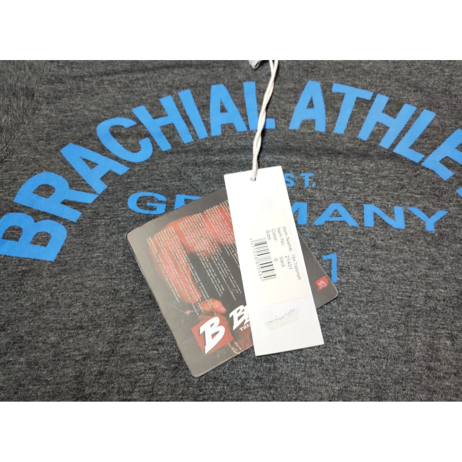Vintage Brachial Athletic T-Shirt Mens Size S Gray Short Sleeve Germany Small Size US S / EU 44-46 / 1 - 5 Thumbnail