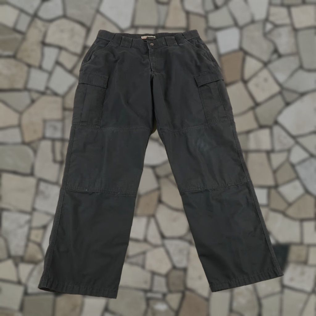 Vintage 5.11 Tactical Pants Mens XL Black Taclite TDU Cargo Ripstop Utility Workwear ^ Size US 31 - 1 Thumbnail