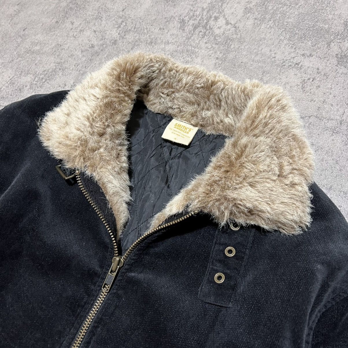 Smith's American Smith's American Fur Velour Goth Gyaru Vkei Style Jacket Size M / US 6-8 / IT 42-44 - 3 Thumbnail