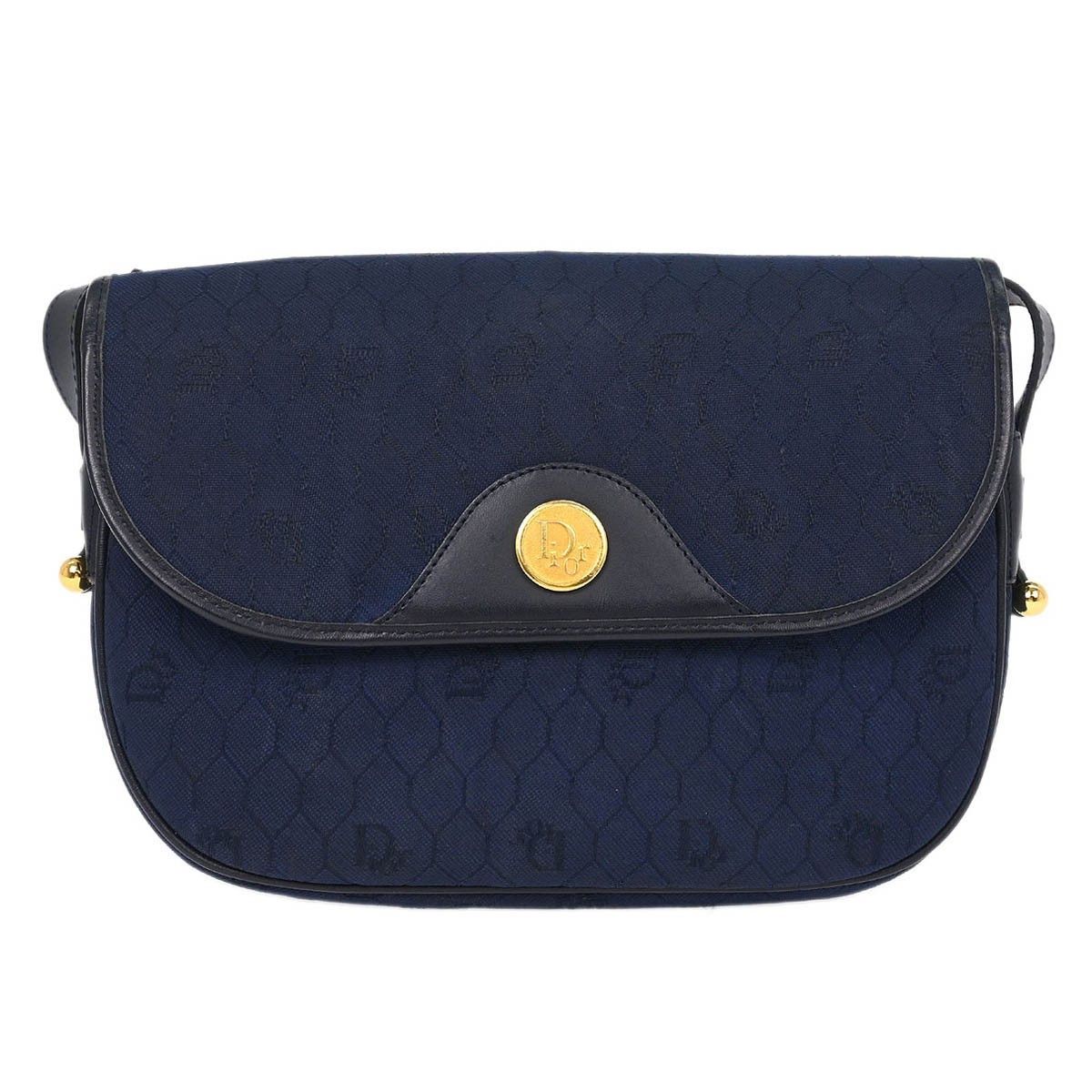 Dior Christian Dior Vintage Honeycomb Shoulder Bag Canvas Size ONE SIZE - 1 Thumbnail