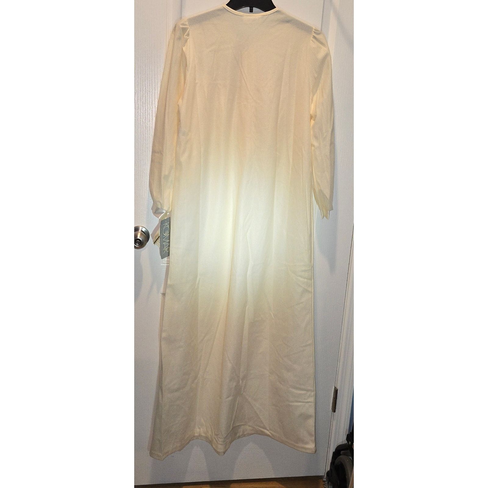 Other Vintage NWT Dead Stock Komar butter yellow nightgown Medium Size ONE SIZE - 2 Thumbnail