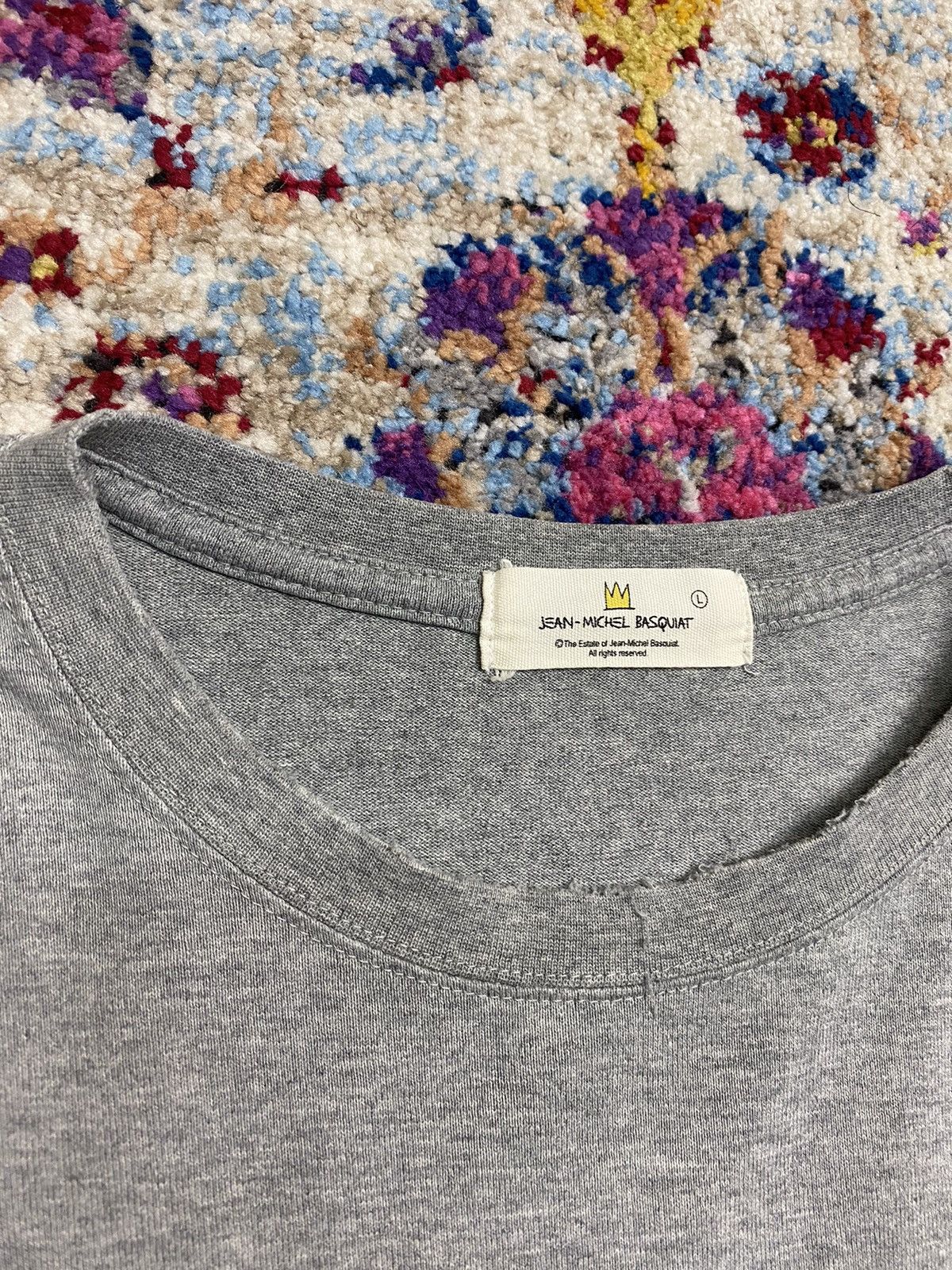 Jean-Michel Basquiat × Uniqlo Uniqlo X Jean Michel Basquiat Rat Formula LS T Shirt Size US L / EU 52-54 / 3 - 5 Thumbnail