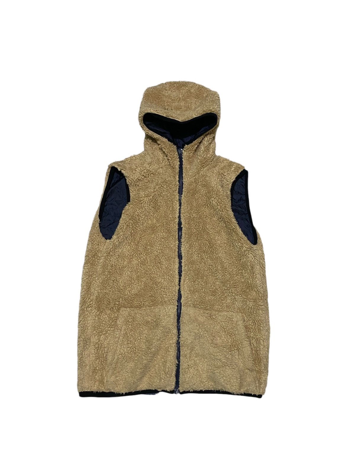 If Six Was Nine × Japanese Brand × Le Grande Bleu (L.G.B.) vest hoodie reversibel sherpa Size US M / EU 48-50 / 2 - 1 Thumbnail