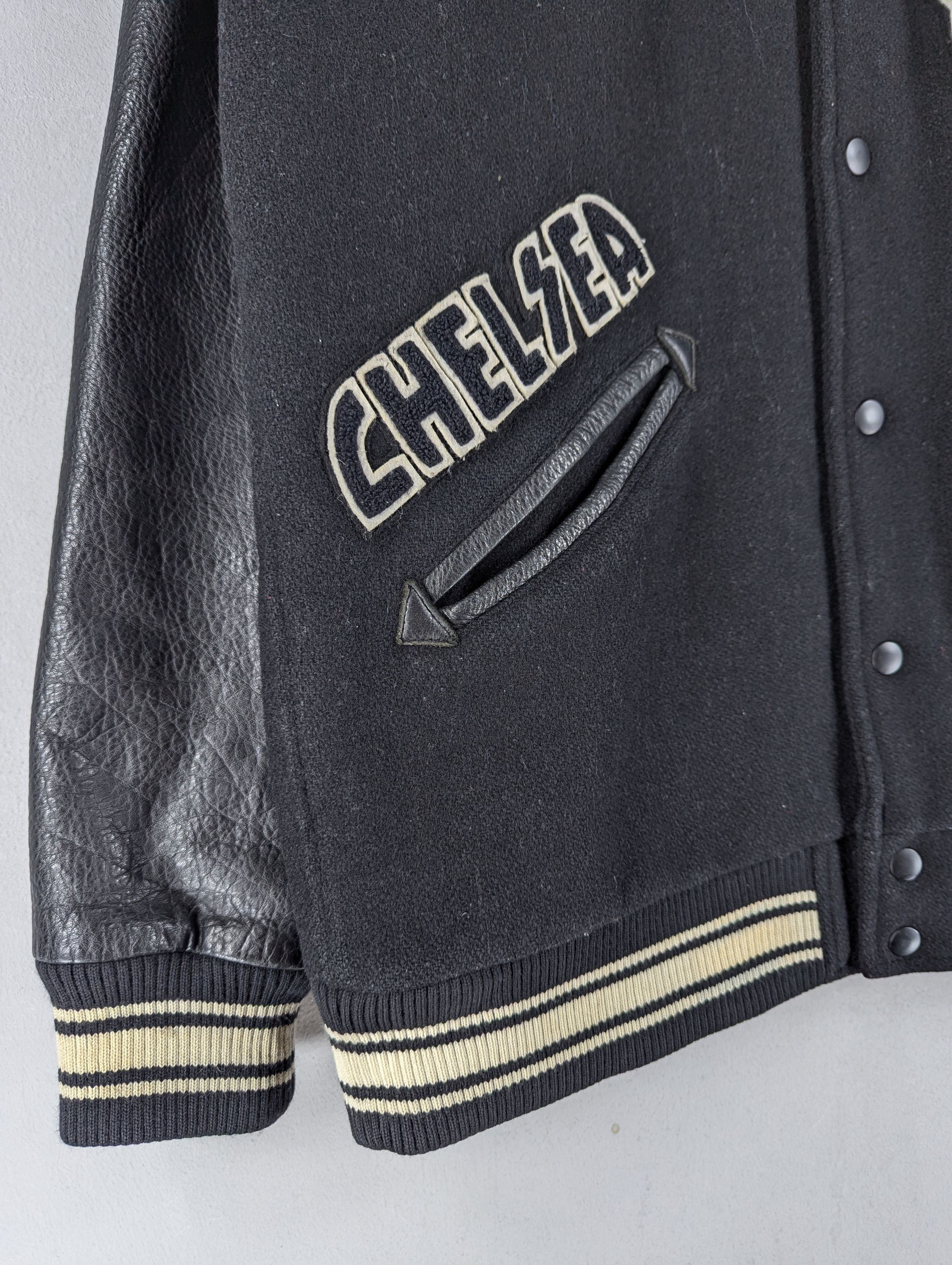 Japanese Brand Vintage Mackdaddy Wool Varsity Sleeve Leather Jacket Size US L / EU 52-54 / 3 - 6 Thumbnail
