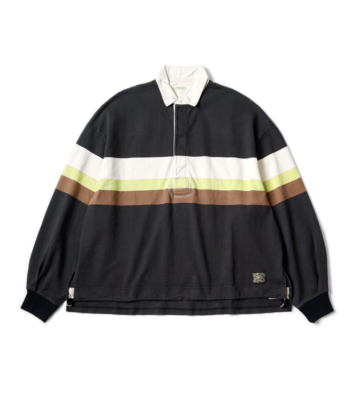 Kapital Kapital 16/- Panel striped jersey BIG rugby shirt size 3 Size US L / EU 52-54 / 3 - 1 Preview