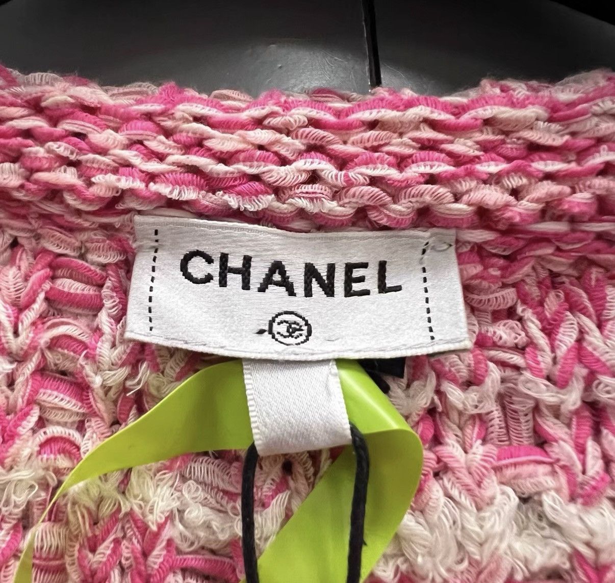 Chanel CHANEL 24SS Pink & White Woven Tassel Jacket J41 Size S / US 4 / IT 40 - 3 Thumbnail