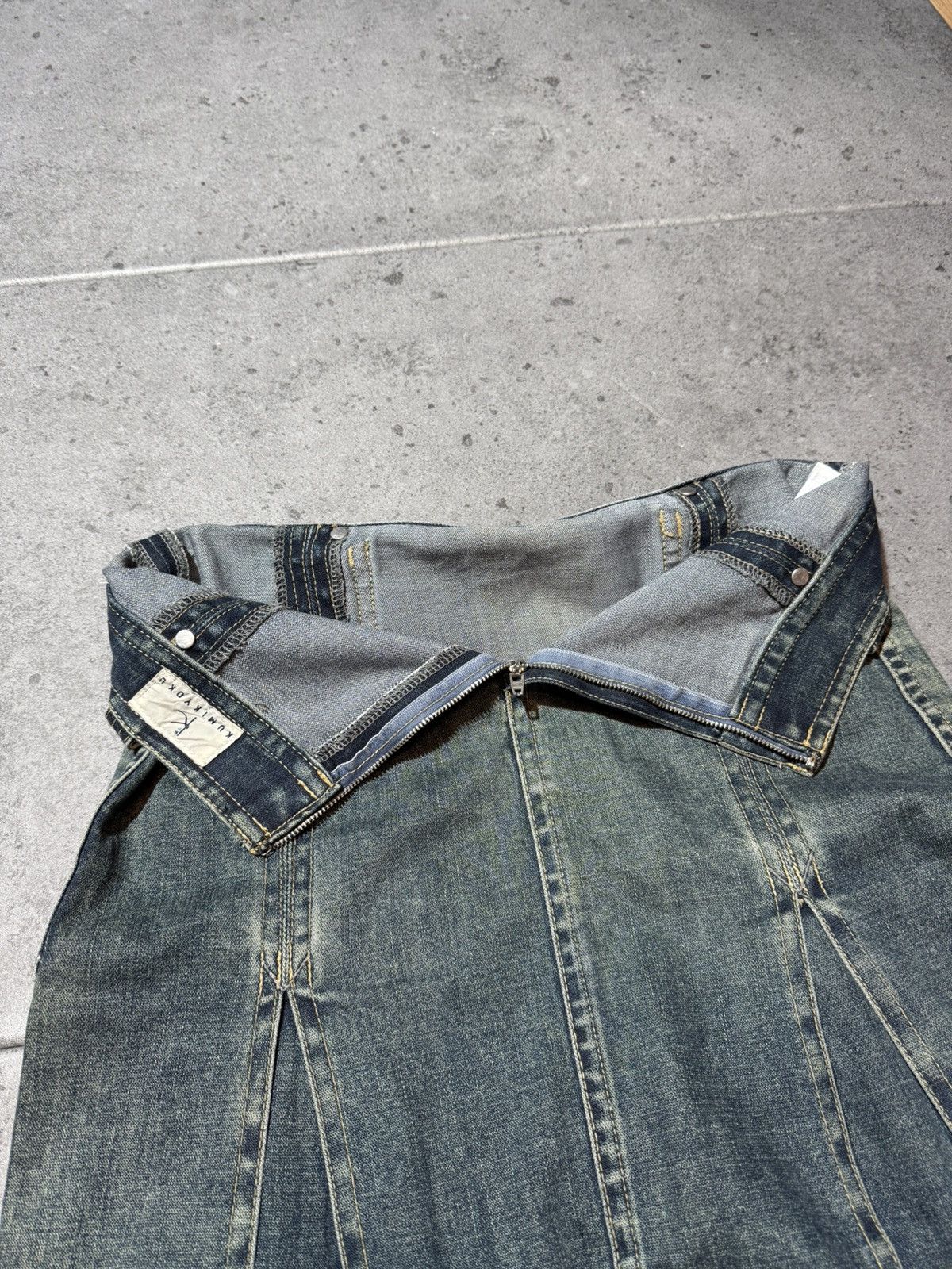 Japanese Brand Vintage 90s Kumikyoku Japan denim mini skirt Size 26" / US 2 / IT 38 - 8 Thumbnail