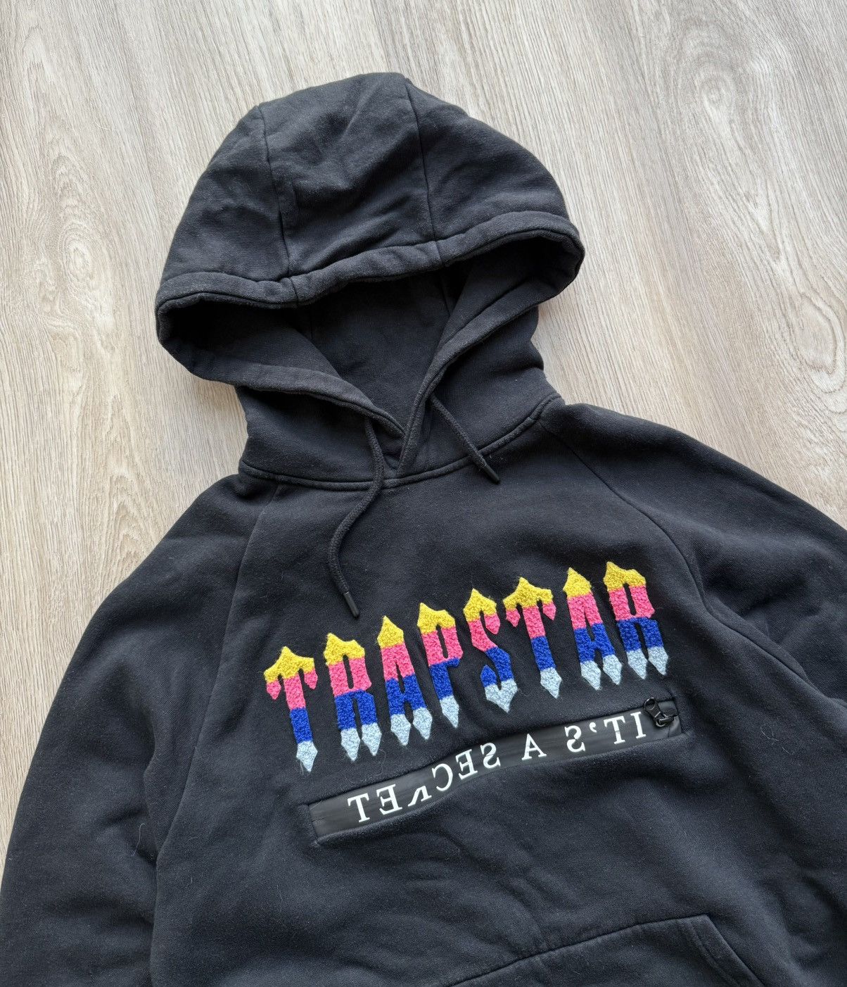 Trapstar London Trapstar London Black Hoodie Big Embroidered Logo Size US M / EU 48-50 / 2 - 3 Thumbnail