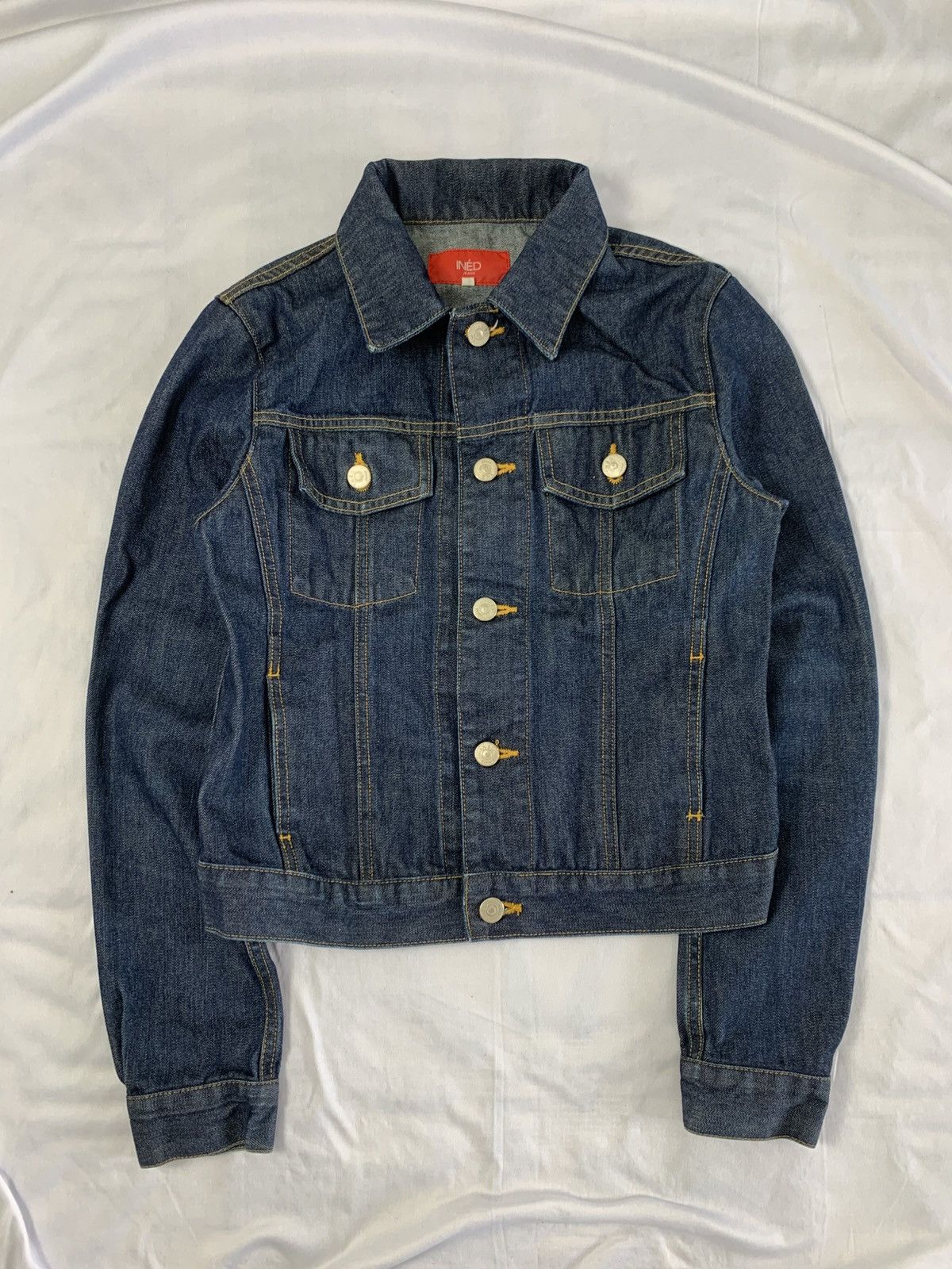 Japanese Brand ined homme denim trucker jacket Size US S / EU 44-46 / 1 - 2 Thumbnail
