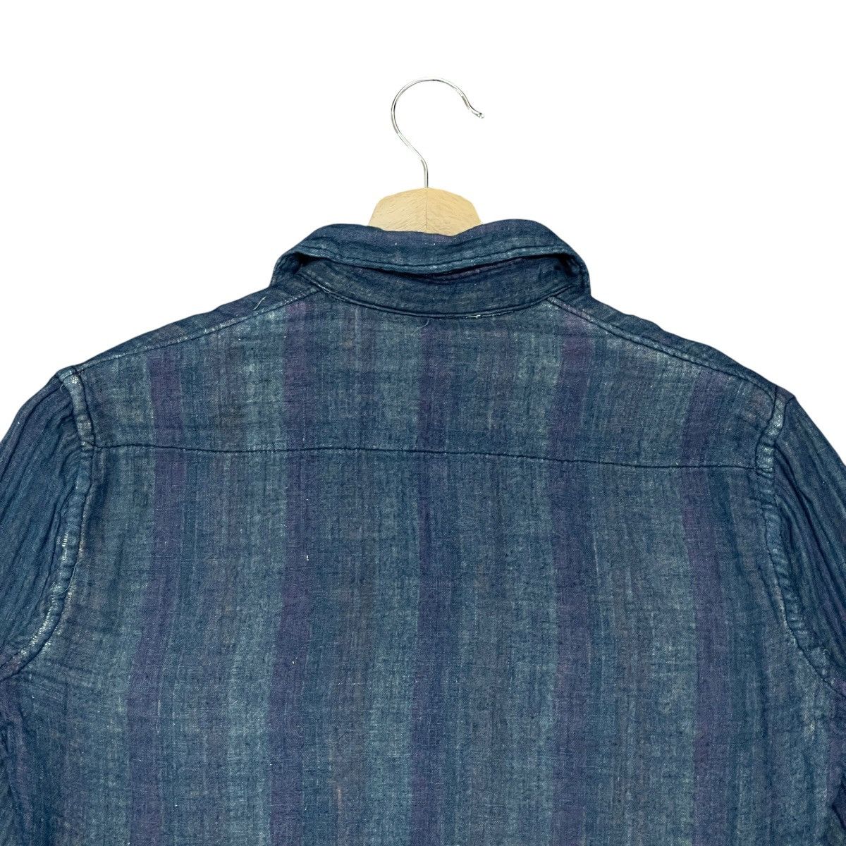 45rpm Vintage 45rpm Japan Indigo Lined Unisex Western Denim Shirt Size US M / EU 48-50 / 2 - 9 Thumbnail