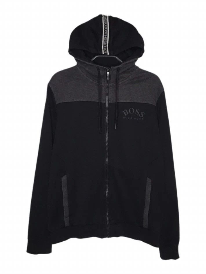 Hugo Boss Hugo Boss Saggy Zip Hoodie Men's M Curved Logo Size US M / EU 48-50 / 2 - 1 Thumbnail