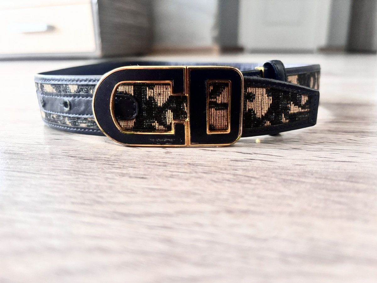 Dior Trotter Logo Trotter Pattern Belt Dior Dior Trotter Leather