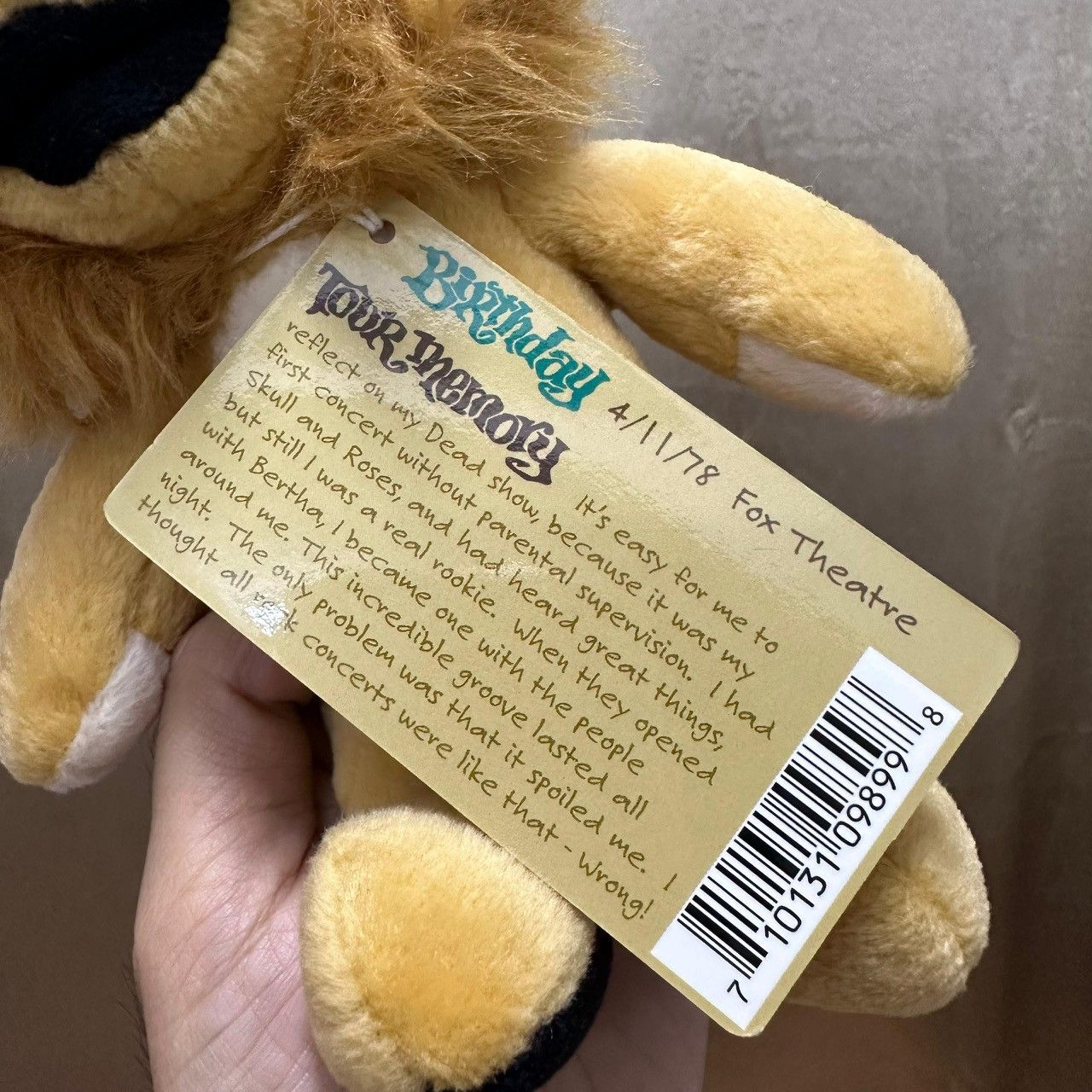 Grateful Dead × Liquid Blue Mane Man 4/11/78 Grateful Dead Liquid Blue Plush Size ONE SIZE - 7 Thumbnail
