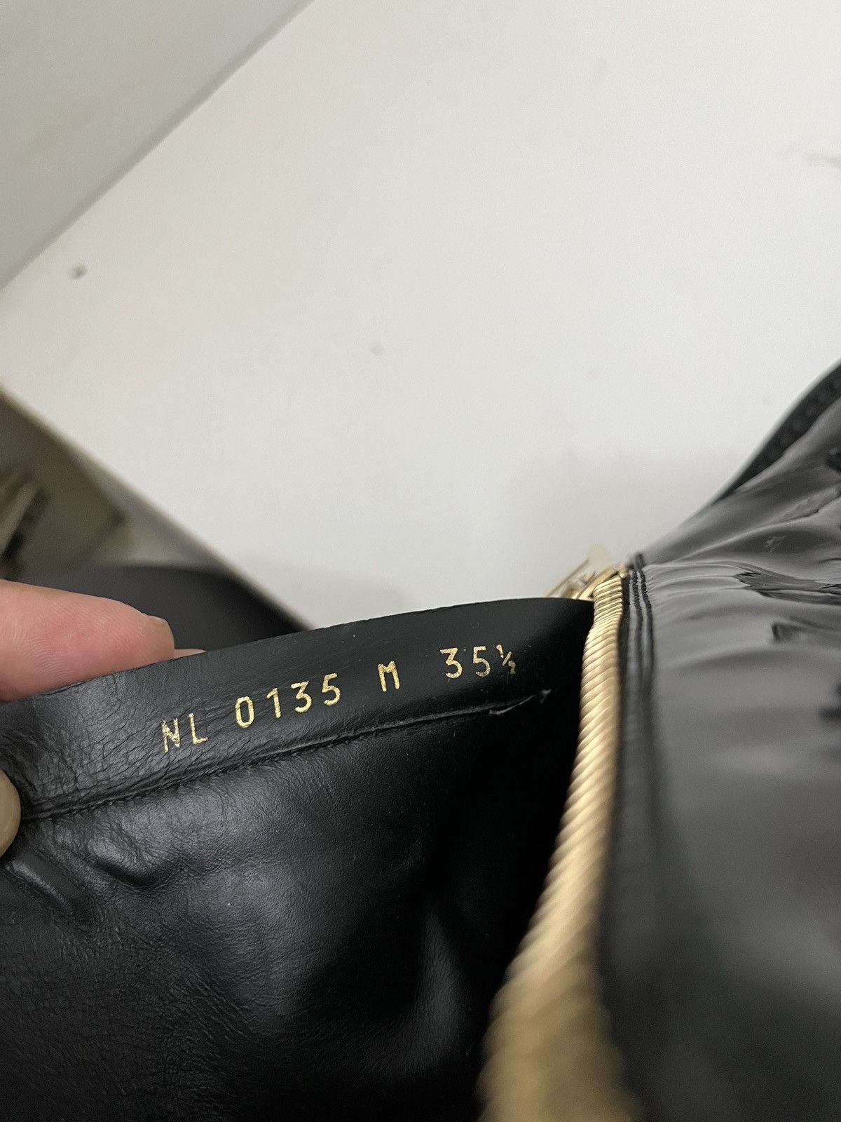 Louis Vuitton Louis Vuitton Patent Calfskin Monogram Macadam Combat Boots Size US 5.5 / IT 35.5 - 7 Thumbnail