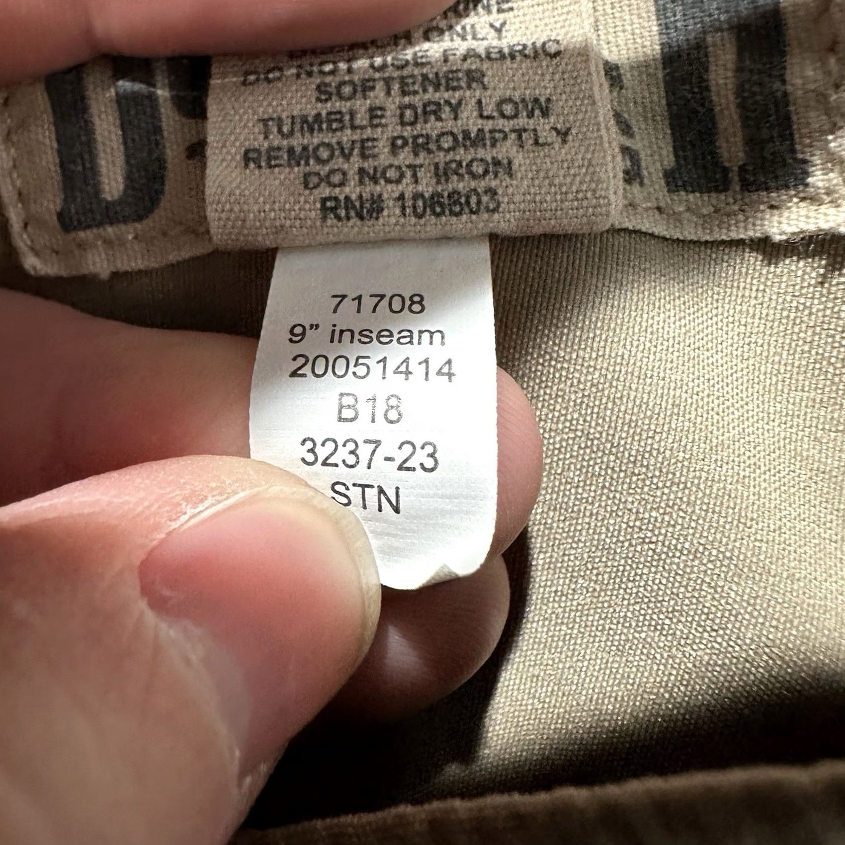 Vintage Duluth Trading Mens 3XL Beige Performance Shorts Dry on the Fly 9" Nylon Size US 36 / EU 52 - 4 Thumbnail