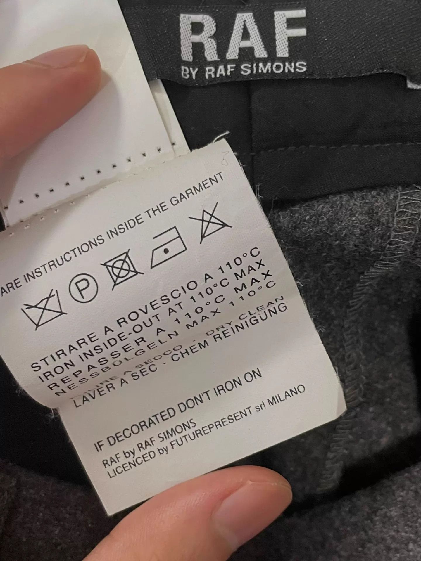 Raf Simons Black Casual Pants Size 32 Size US 32 / EU 48 - 7 Thumbnail