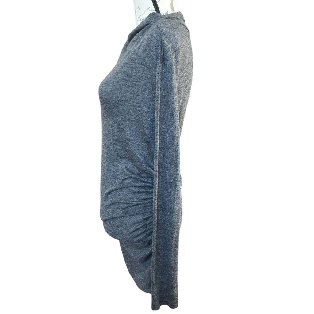 Express Express Women's Size Medium Heathered Gray Soft Side Ruched Size M / US 6-8 / IT 42-44 - 5 Thumbnail