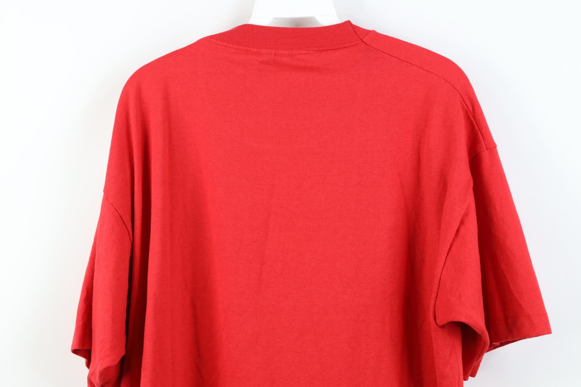 Vintage Vintage 90s Streetwear I No Want No Bahamas T-Shirt Red USA Size US XL / EU 56 / 4 - 12 Thumbnail