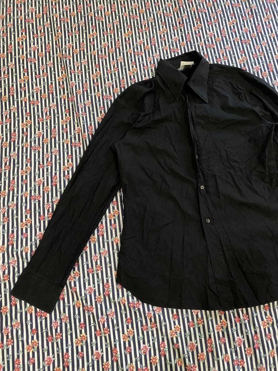 Dolce & Gabbana Luxury Dolce & Gabbana Black Button Up Shirt Size US M / EU 48-50 / 2 - 4 Thumbnail