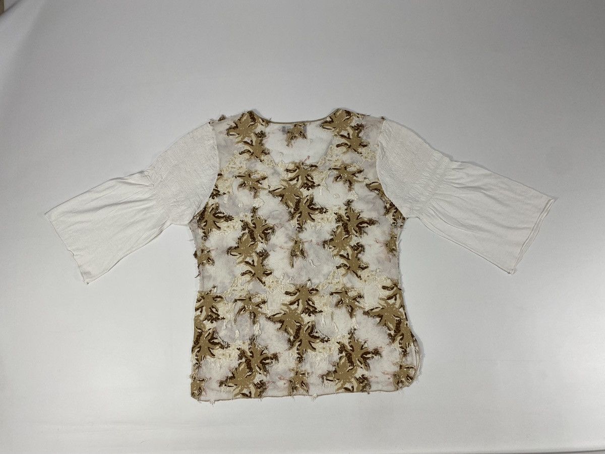 Other Vintage Y2K Jean Paul Mesh Applique Blouse Long Sleeve Size M / US 6-8 / IT 42-44 - 17 Thumbnail