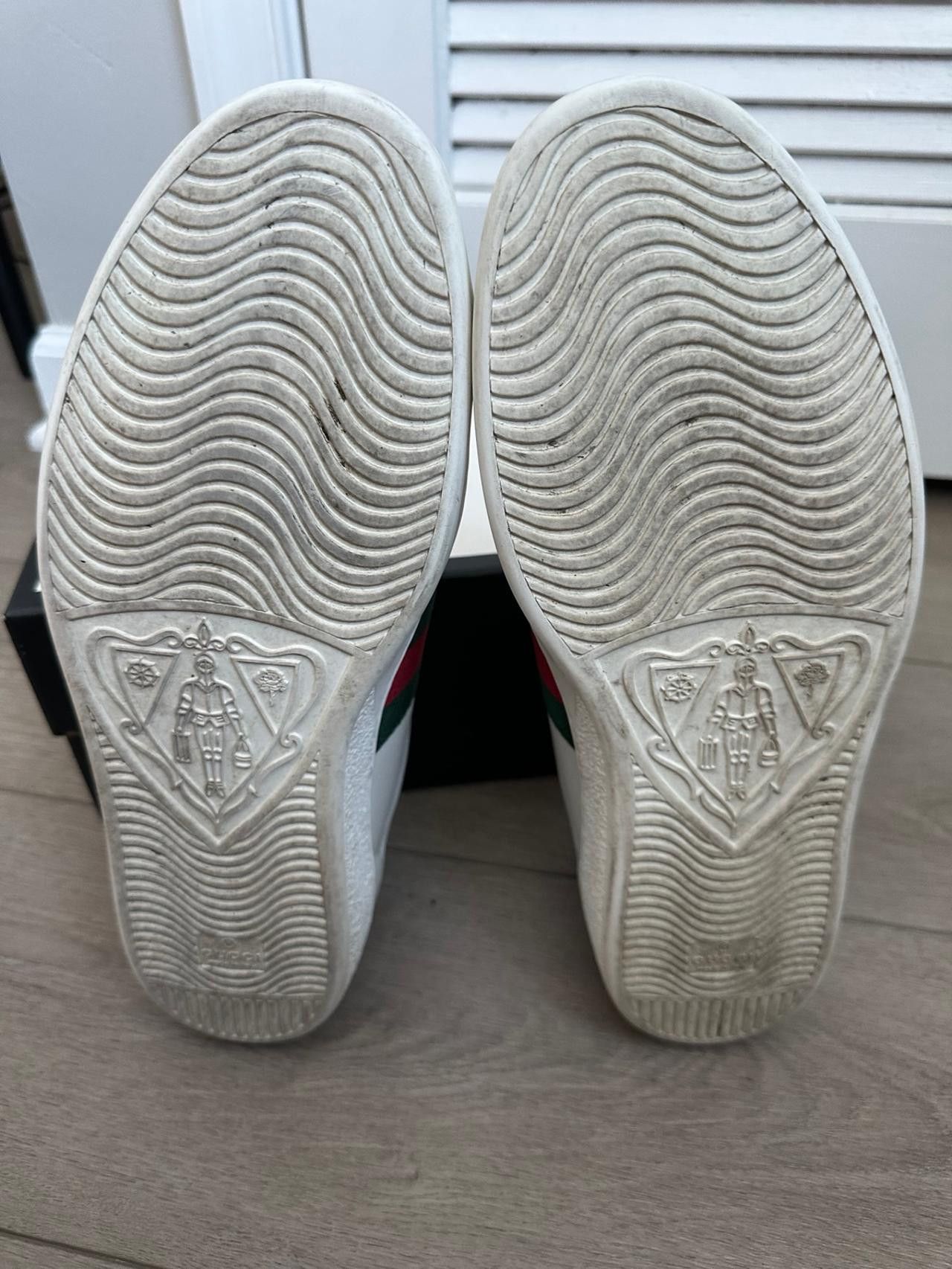 Gucci Gucci Ace Sneakers White Leather 13.5 Low Tops Size US 13 / EU 46 - 6 Thumbnail