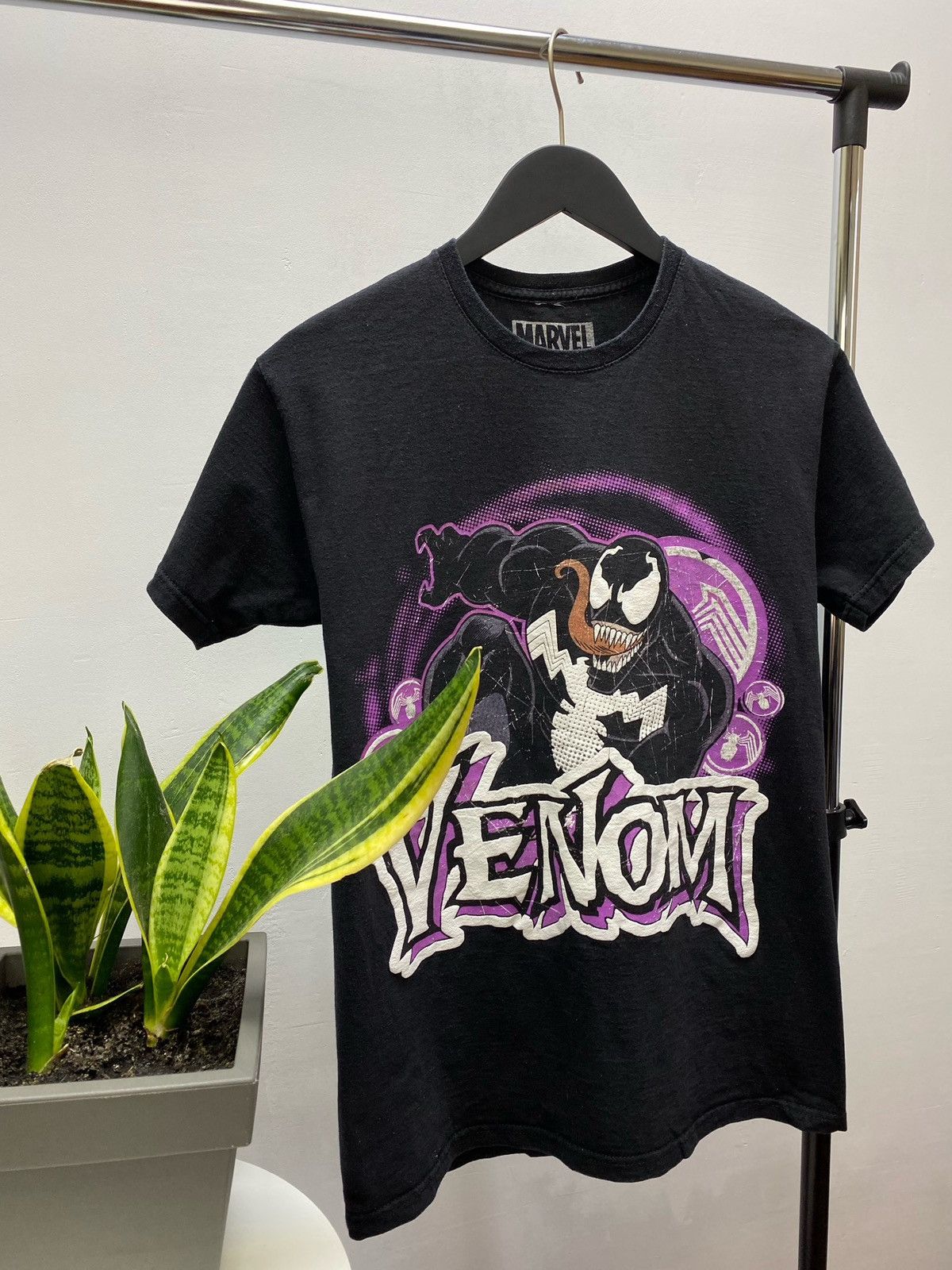 DC Comics × Marvel Comics Marvel Venom Graphic Big Logo T Shirt Size US L / EU 52-54 / 3 - 3 Thumbnail