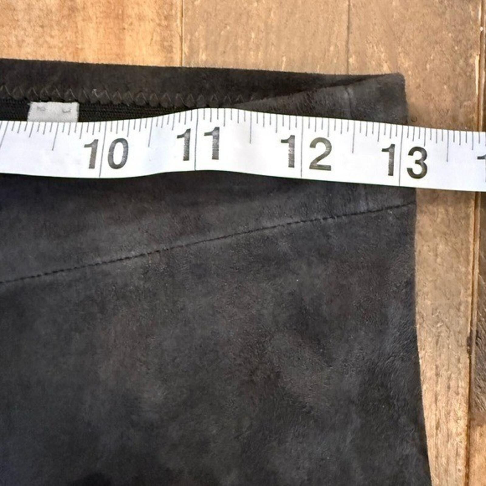 Vince Vince 100% Lamb Leather Pull-On Leggings Black Charcoal XS Size 26" / US 2 / IT 38 - 8 Thumbnail