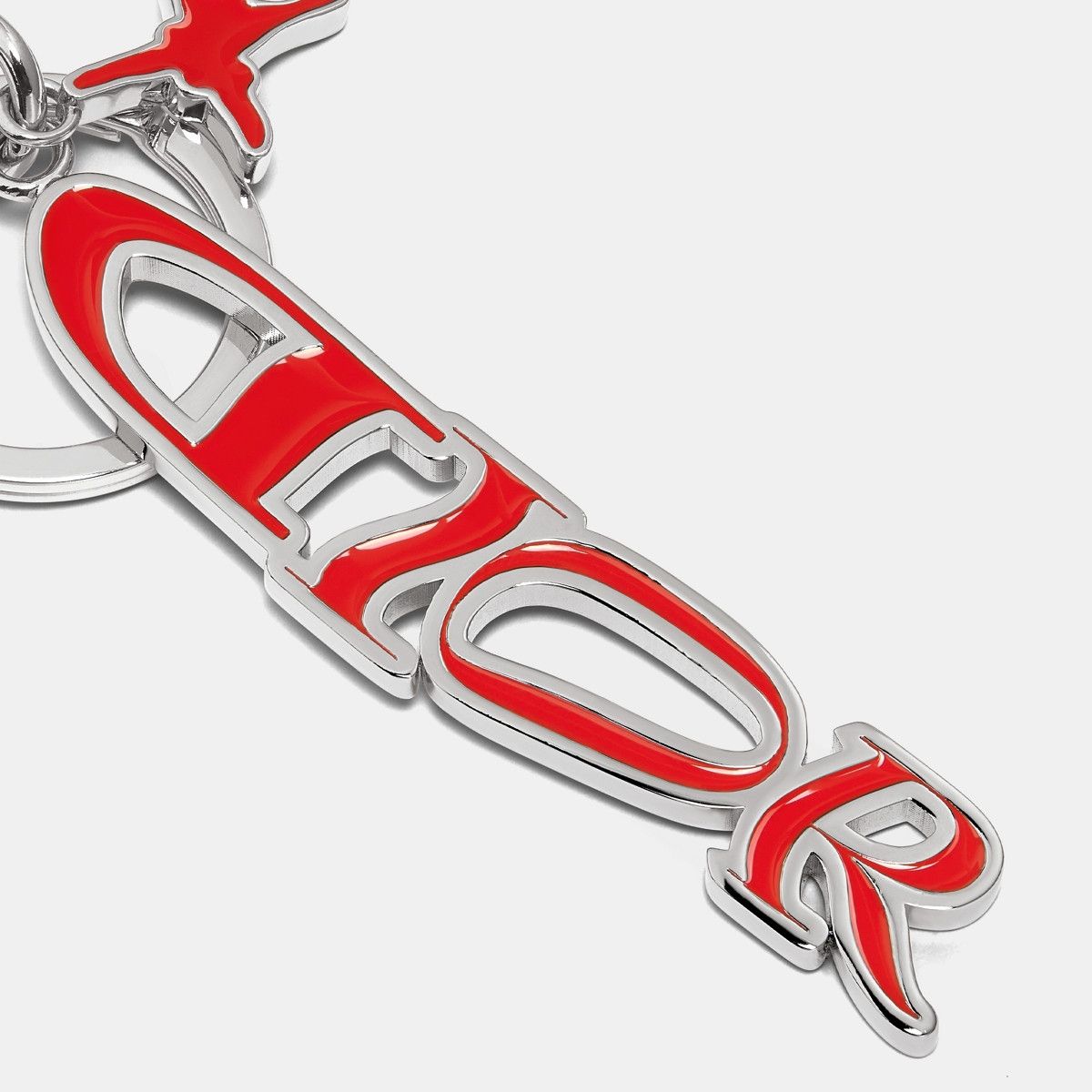 Dior o1bcso1str0126 Size:OS/ Hamilton Key Ring in Silver/Red Size ONE SIZE - 3 Thumbnail