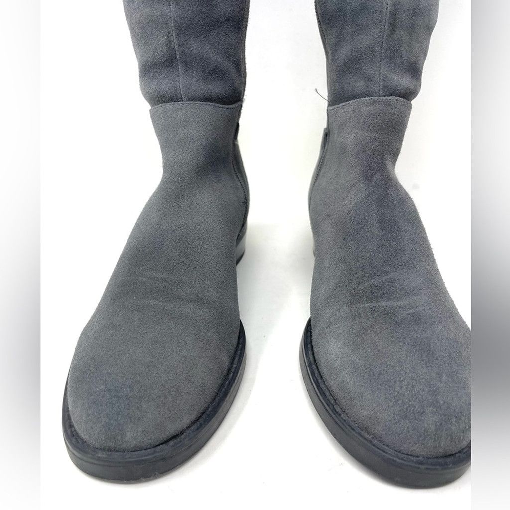 Blondo Blondo Waterproof Grey Suede Leather Riding Boots Size 7.5 Size US 7.5 / IT 37.5 - 9 Thumbnail