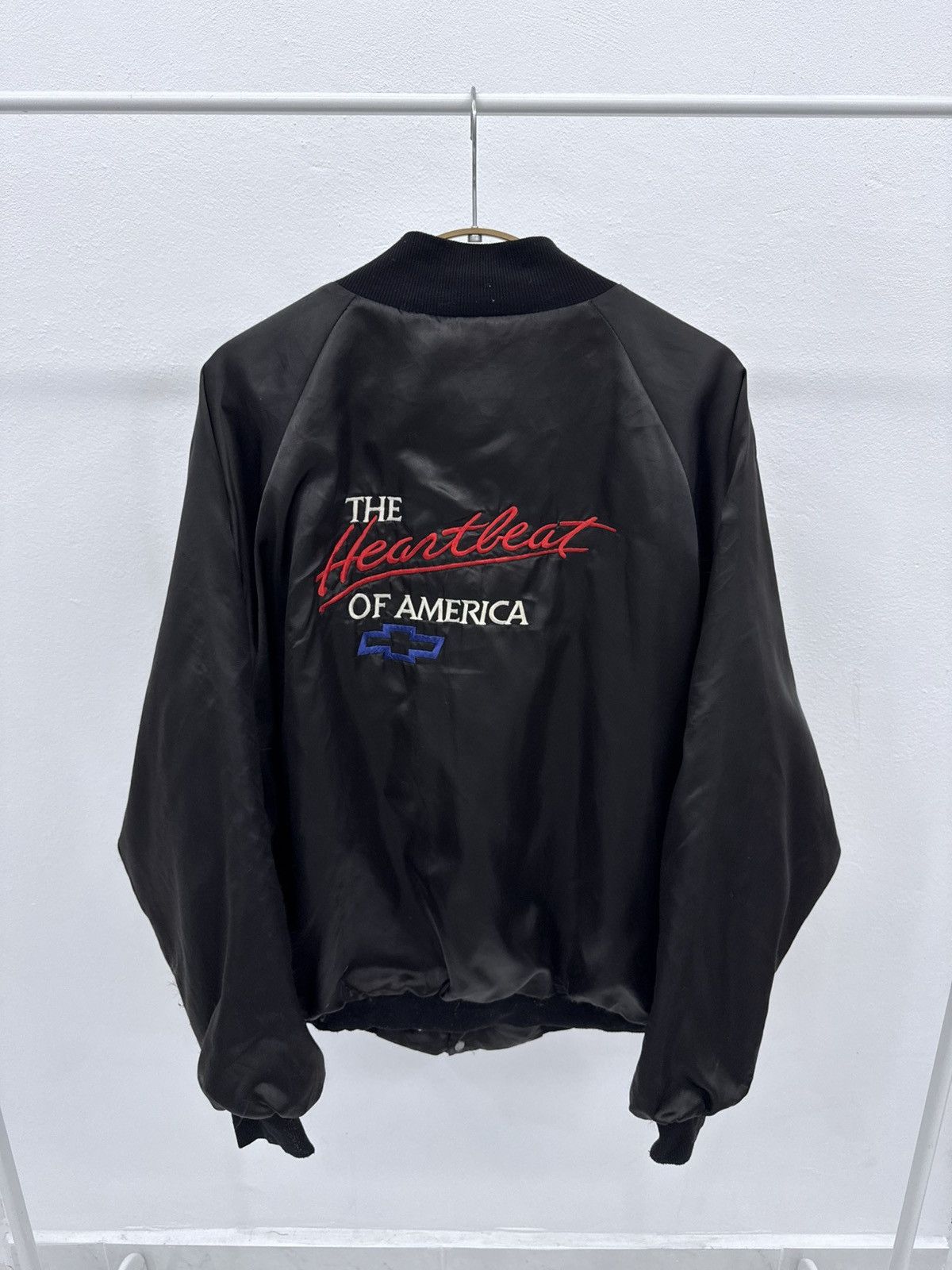 Chevrolet Distressed 80s~90s CHEVROLET The Heartbeat of America Jacket Size US XL / EU 56 / 4 - 6 Thumbnail